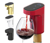 REDSACK Wine Aerator – Electric Quantified Wine Pourer – Compact Wine Aerator Pourer with Adjustable Dispensing - Auto Drink Pourer for All Bottle Sizes – Easy to Use and Intuitive Design