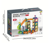 Magnetic building blocks set kids 3d educational toys Image