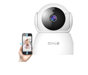 iHome 01 360° Security Camera with Dual Tracking, Motion Detection, Night Vision, Audio Support & Two-Way Voice – Smart Home CCTV Camera for Indoor/Outdoor Surveillance