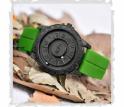Magnetic Levitation Balls Dial Watch Waterproof Quartz Unisex Green