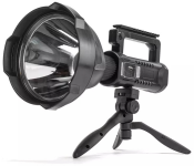 GD-170 Rechargeable LED Spotlight Flashlight with Tripod & Power Bank Function, USB Charging