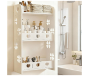 Wall Mounted Bathroom Storage Cabinet with Shelves Space Image