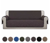 Reversible Sofa Protector Cover for Pets Spills and Image