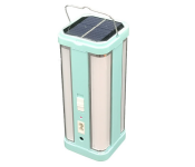 DK-461 Solar Rechargeable LED Lantern 300W Blue – High-Intensity 80 SMD Emergency Light with Dual Charging & DC Socket