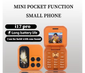 2026 Orange edition New Mini Flip Mobile Phone Image