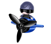 Cartoon Astronaut Pilot Car Air Freshener Rotating Image