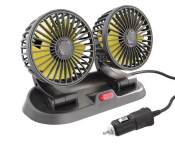 12V Dual Head Powerful Car Fan 360 Image