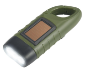 Rechargeable Emergency LED Flashlight Solar Hand Image