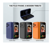 New Rock Fold Mini Dual Sim Keypad Mobile Image