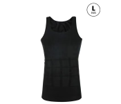Slim N Lift Slimming Shirt For Men Black Large