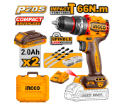 INGCO 20V Cordless Impact Drill 66NM Image