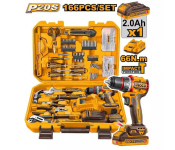 Ingco HKTHP41662 166 Pcs Tools Set 20 Ah Image