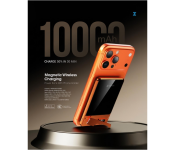 Zedx 10000mAh Magnetic Wireless Power Bank 20W Fast Image