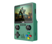 X6 Handheld Retro Game Console 32GB Green Image