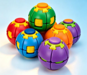 Pressable Spinning Ball Fidget Toy Smooth PresstoSpin Image