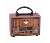  Retro Full Band Radio Portable Bluetooth Speaker Image