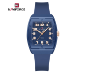 NAVIFORCE Women watch Dark Blue Rose Gold Model Image