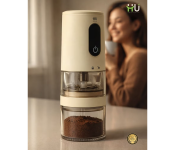 Electric Coffee Grinder with Adjustable Grind Settings Image