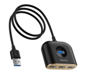 Baseus Square Round 4 In 1 Usb Hub Image