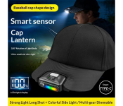 Intelligent Sensing Baseball Cap Light Rechargeable Hat Lamp Image