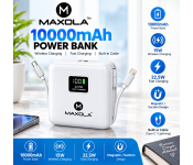 MAXDLA 10000mAh Power Bank with 15W Wireless Charging Image