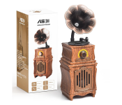 Retro Bluetooth Speaker with FM Radio Bass Retro Image