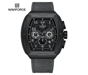 NAVIFORCE Analog Watch Matt Black Case with Grey Image