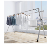Folding Drying Rack Clothes Rack FloortoCeiling Folding Indoor Image
