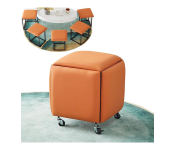  5 Pcs Rolling Stools for Coffee Table Image