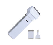 Geepas GSR8683 3-in-1 2 Watts Rechargeable Hair & Beard Trimmer - White