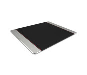 Promate METAPAD-PRO Leather Wrapped Anodized Aluminum Mouse Pad - Silver
