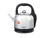 iSonic IK514 2000W Stainless Steel Cordless Electric Kettle - 4.2 Litre, Silver