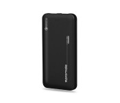 Promate Crown-10QC 10000 mAh Portable Power Bank with 18W USB Type C Charging Port, Black