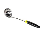 Royalford RF8916 Stainless Steel Soup Ladle with ABS Handle - Black & Stainless Steel  - Similar Product Imag - ID 37680