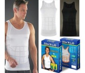 Slim N Lift Slimming Shirt For Men White - XXL