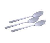 Delcasa DC1469 3 Pieces Stainless Steel Coffee Spoon - 5cm, Silver