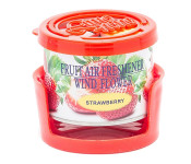 Wind Flower Fruit Car Air Freshener with Strawberry
