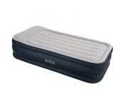 Intex ZX-64132 99 x 191 x 42CM Inflatable Fiber-Tech Deluxe Pillow Rest Airbed with Built-in Electric Pump