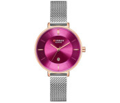 Curren 9037 Steel Analog Quartz Watch For Women Silver and Rose