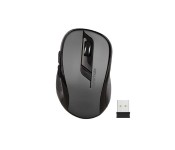 Promate Clix-7 2.4GHz Wireless Ergonomic Optical Mouse, Black
