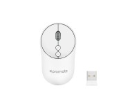 Promate Clix-2 2.4Ghz Wireless Mouse with USB Adapter, White