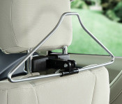 3XR Coat Hanger With Easy Mount Base - Silver