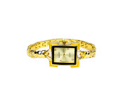 Smaker Chain Watch for Ladies Square - Gold