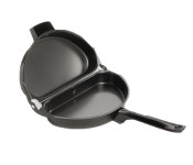 Non-Stick Folding Omelette Pan - Black