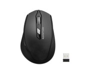 Promate Clix-6 Ergonomically Designed 2.4GHz Wireless Mouse, Black