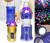 Multifunctional Color LED Camping Lamp with solar