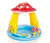 Intex ZX-57114 102 x 89CM Inflatable Mushroom Baby Swimming Built-in Sunshade Water Pool