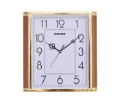 Sonashi SWC-806 Wall Clock, Wood White