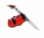 2 Slots Kitchen Suction Cup Knife Sharpener - Red  - Similar Product Imag - ID 37286