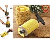 Pineapple Spiral Cut Knife EN4235 Silver and Black